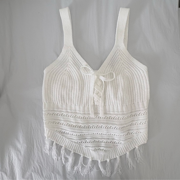 No Boundaries Other - No Boundaries | Sz XS (1) Junior | Fringe-Hem Knit Tank | EUC